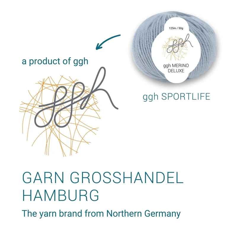 ggh Merino Deluxe - 300g Set (6x50g) - 006 - Hellgrau