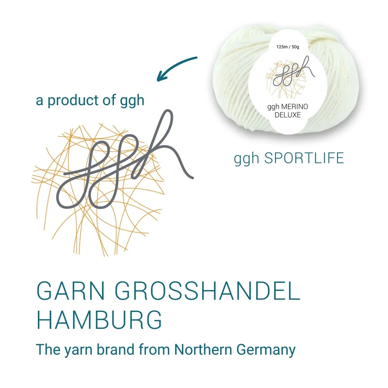 ggh Merino Deluxe - 300g Set (6x50g) - 003 - Wollweiß