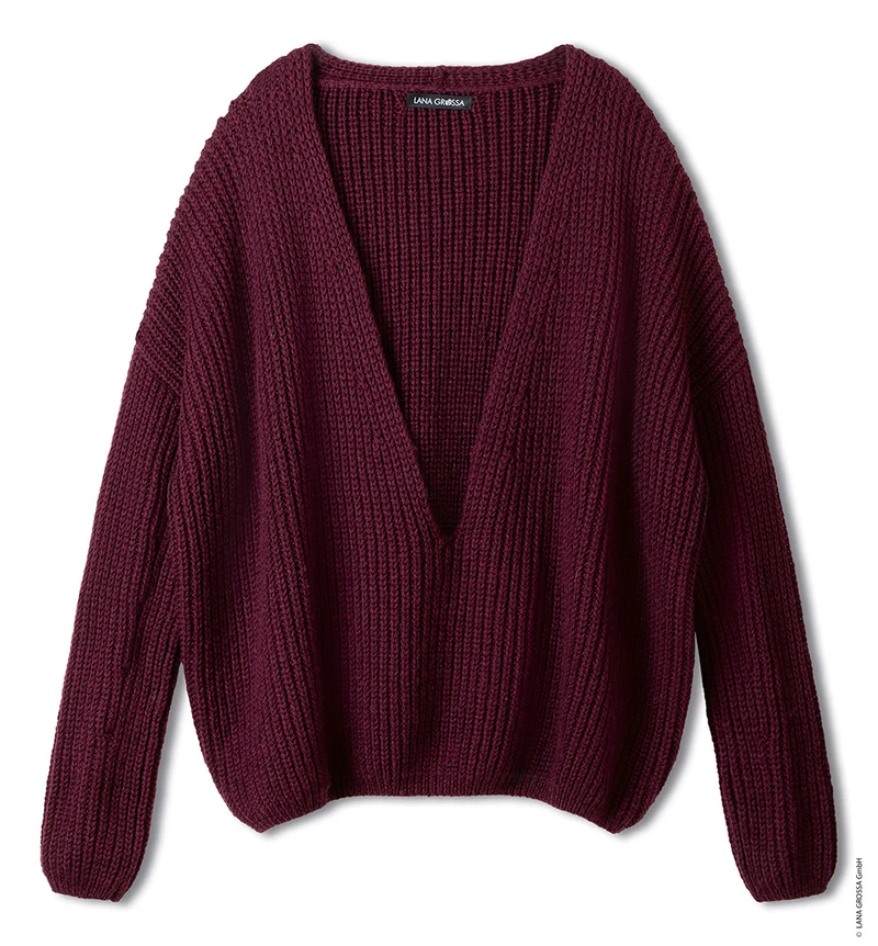 Lana Grossa Cool Merino Uni 025 Aubergine