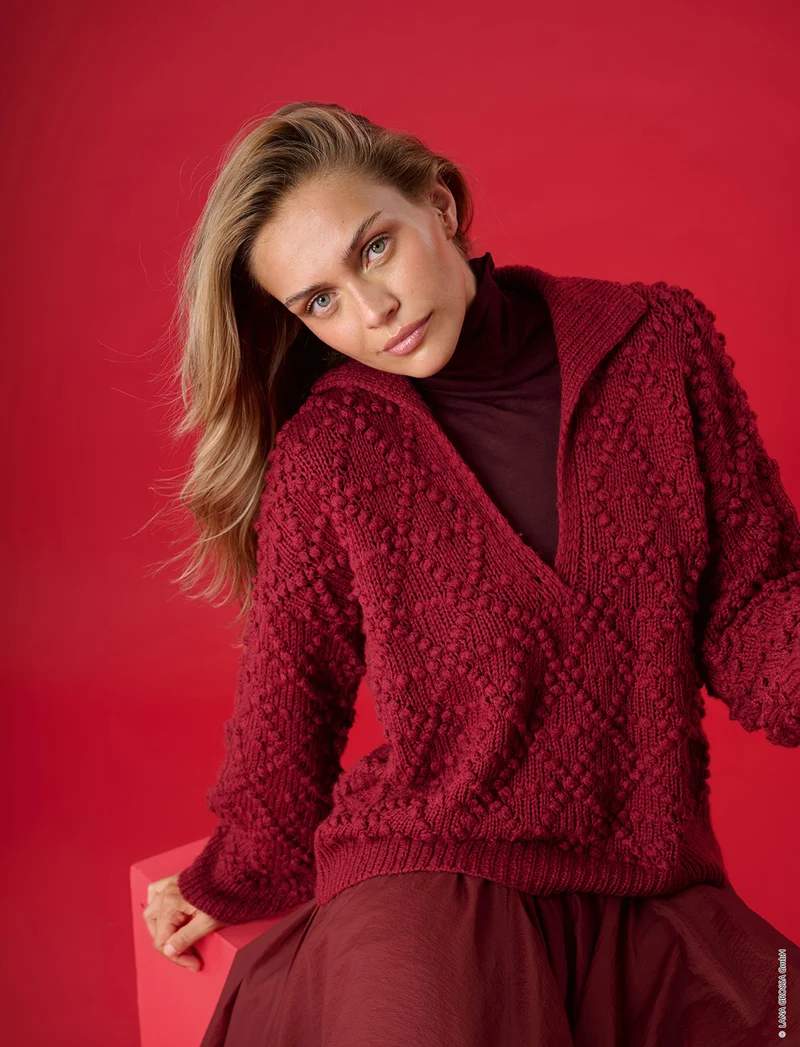 Lana Grossa Cool Merino Uni 025 Aubergine