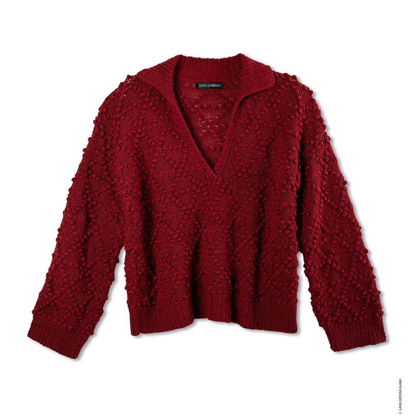 Lana Grossa Cool Merino Uni 025 Aubergine
