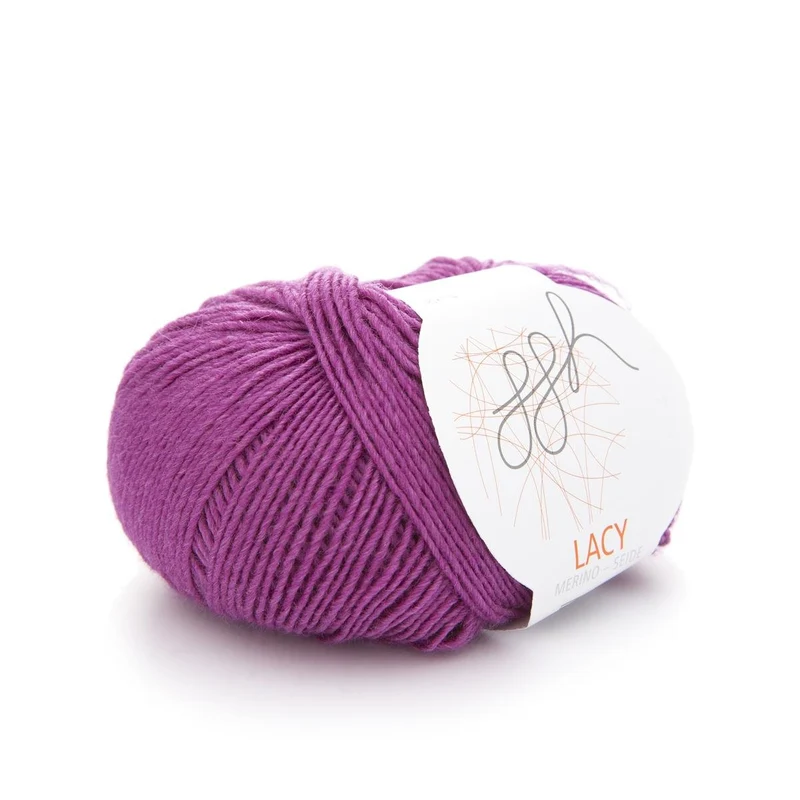 GGH Lacy | Merinowolle mit Seide | 25g - 170m | 012 - Zyklam