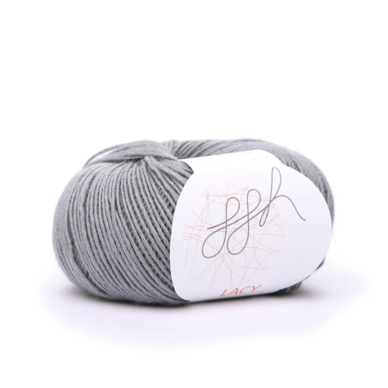 GGH Lacy | Merinowolle mit Seide | 25g - 170m | 020 - Grau
