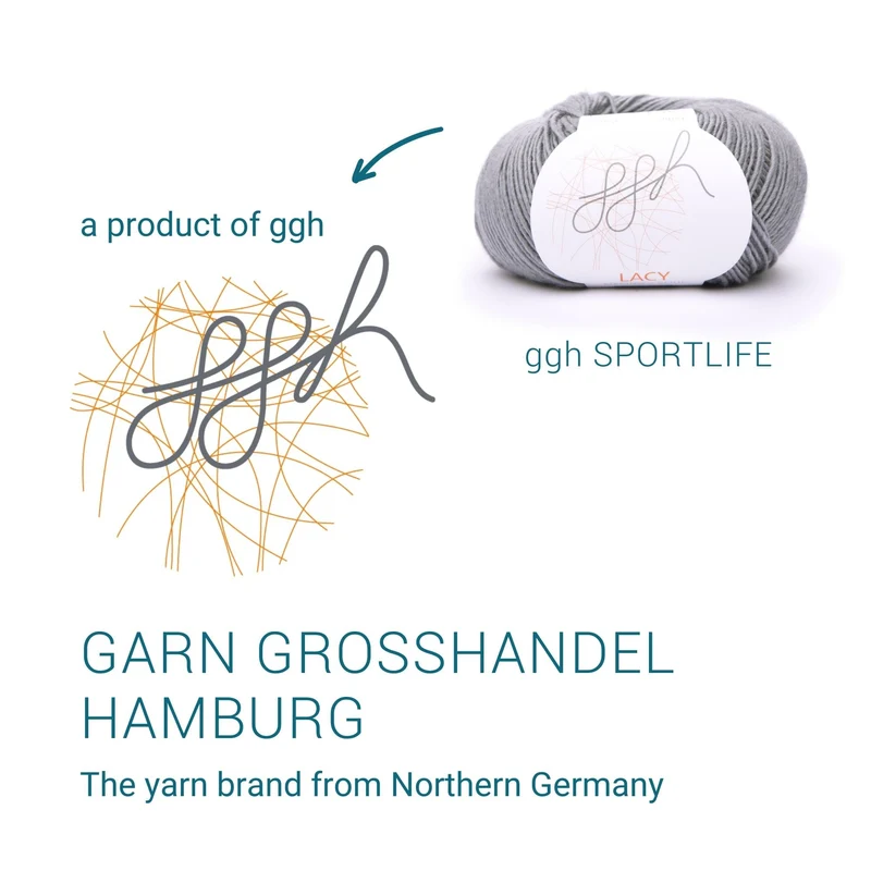 GGH Lacy | Merinowolle mit Seide | 25g - 170m | 020 - Grau