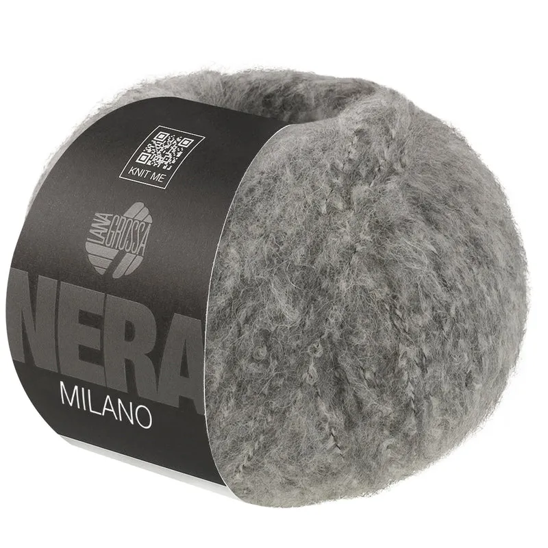 Lana Grossa Milano 001 Grau meliert