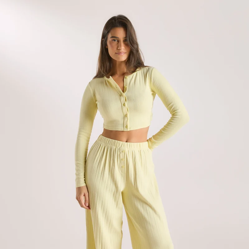 Pointelle Cardigan - Butterblume