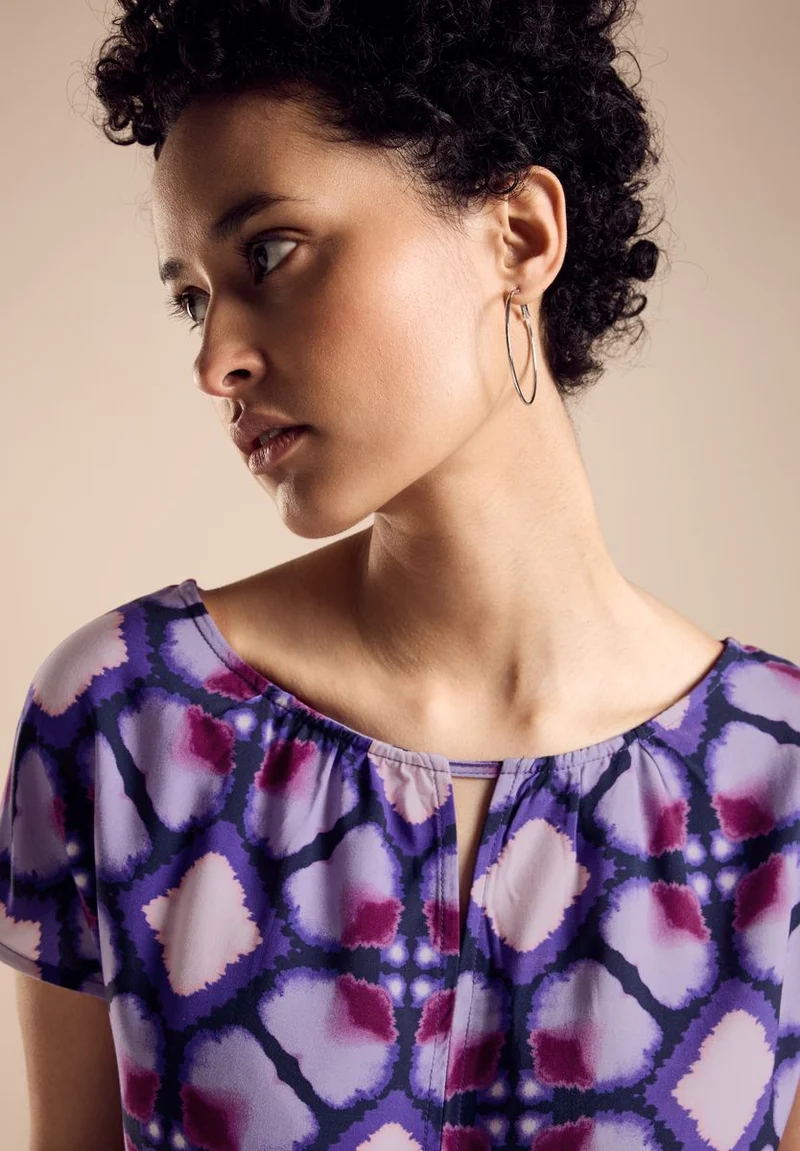 Print Materialmix T-Shirt