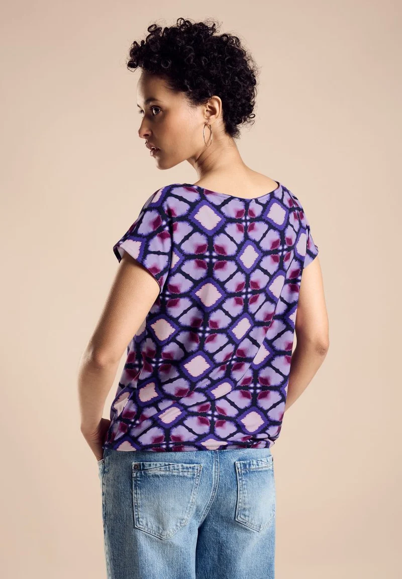 Print Materialmix T-Shirt