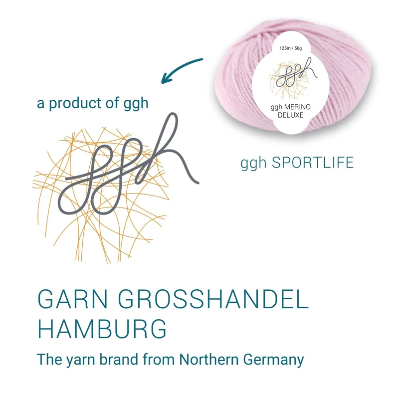ggh Merino Deluxe - 300g Set (6x50g) - 015 - Zartrosa