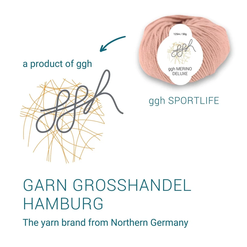 ggh Merino Deluxe - 300g Set (6x50g) - 014 - Flamingo Pink