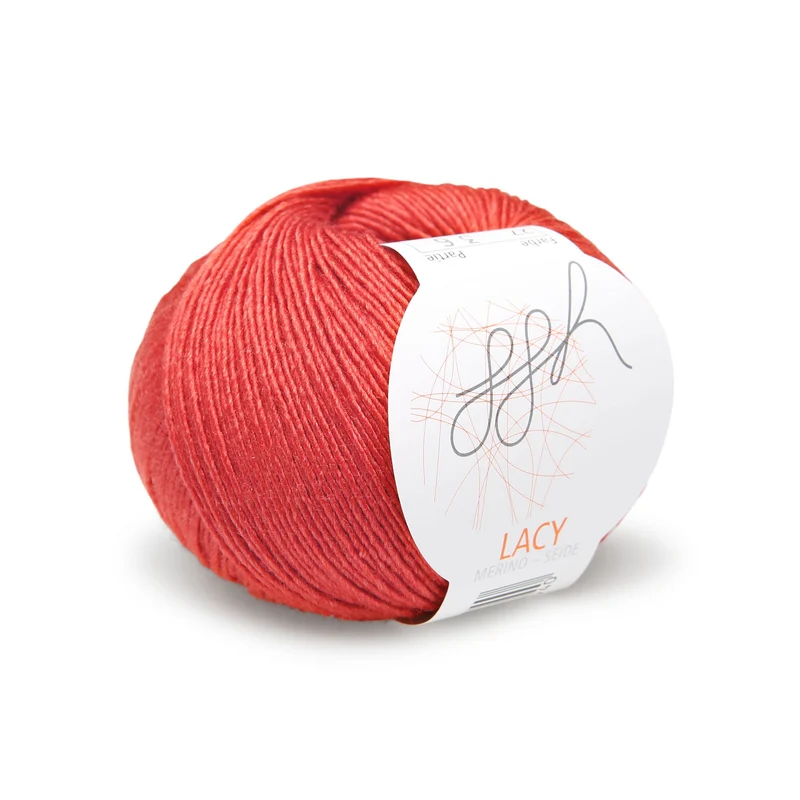 GGH Lacy | Merinowolle mit Seide | 25g - 170m | 027 - Marsrot
