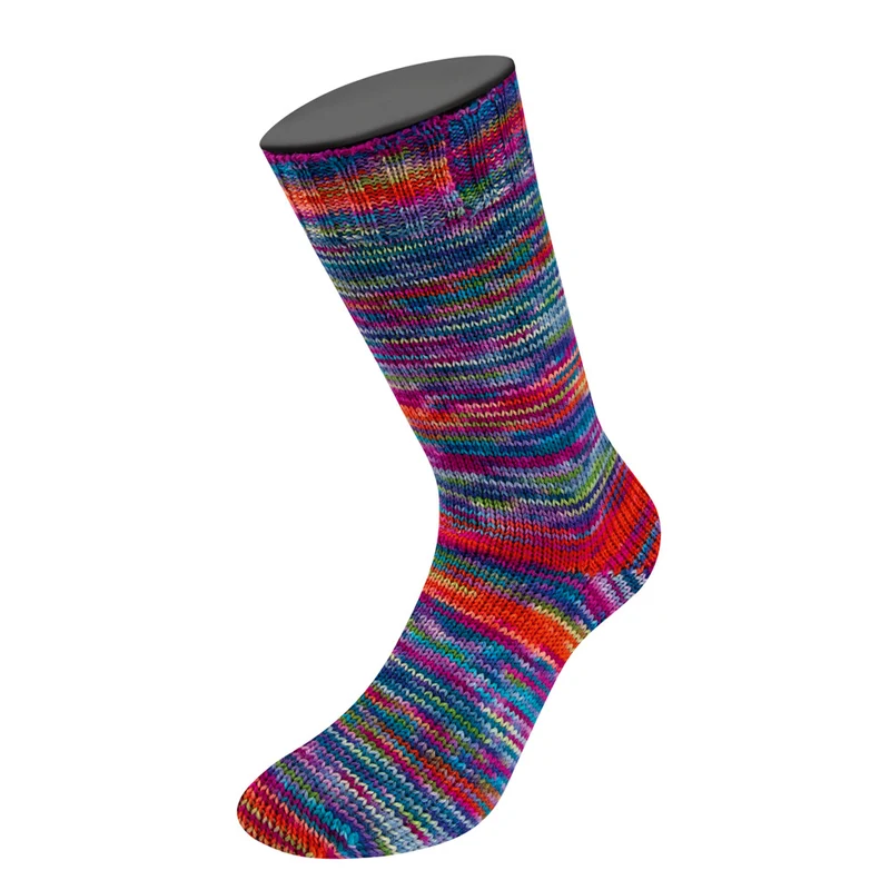 Lana Grossa Meilenweit 100 Cascata 5207 Dunkelblau/Hell-/Rostrot/Hellblau/Weinrot/Fuchsia/Flieder/Marineblau/Jade/Dunkelgrün/Pistazie