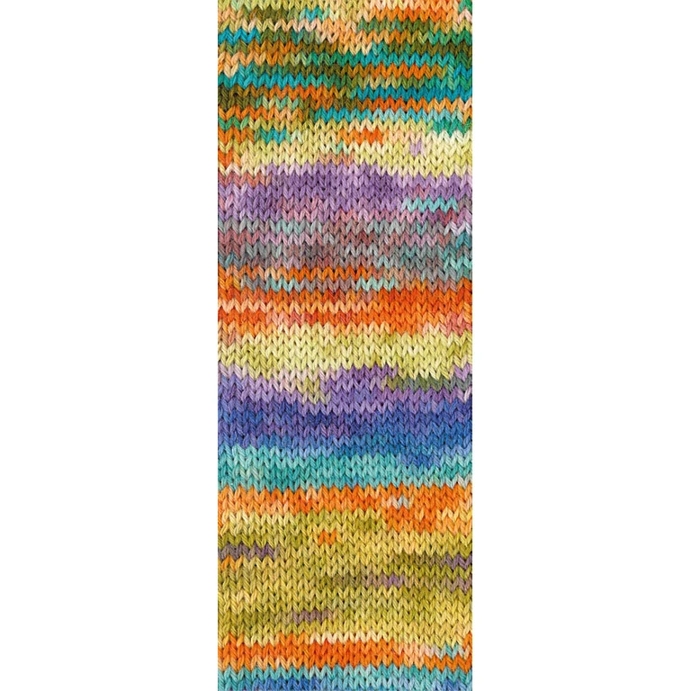 Lana Grossa Meilenweit 100 Cascata 5203 Pflaume/Linde/Zartgrün/Rost/Olive/Türkis/Minze/Violett/Blau