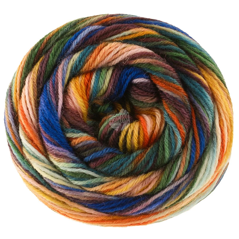 Lana Grossa Meilenweit 100 Cascata 5201 Gold-/Dunkelbraun/Mokka/Königsblau/Flieder/Rosa/Rost/Dunkelgrün/Hell-/Mausgrau