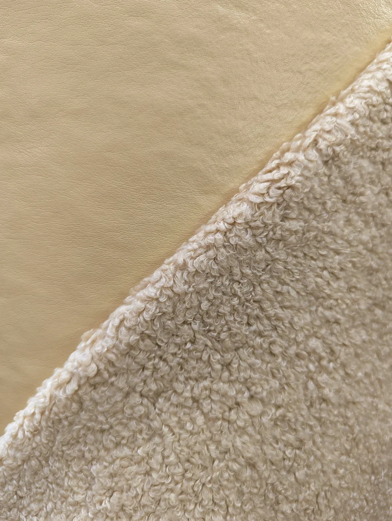 No. 609 Lederimitat - Shearling