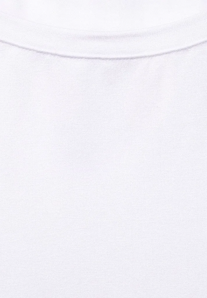 T-Shirt in Unifarbe