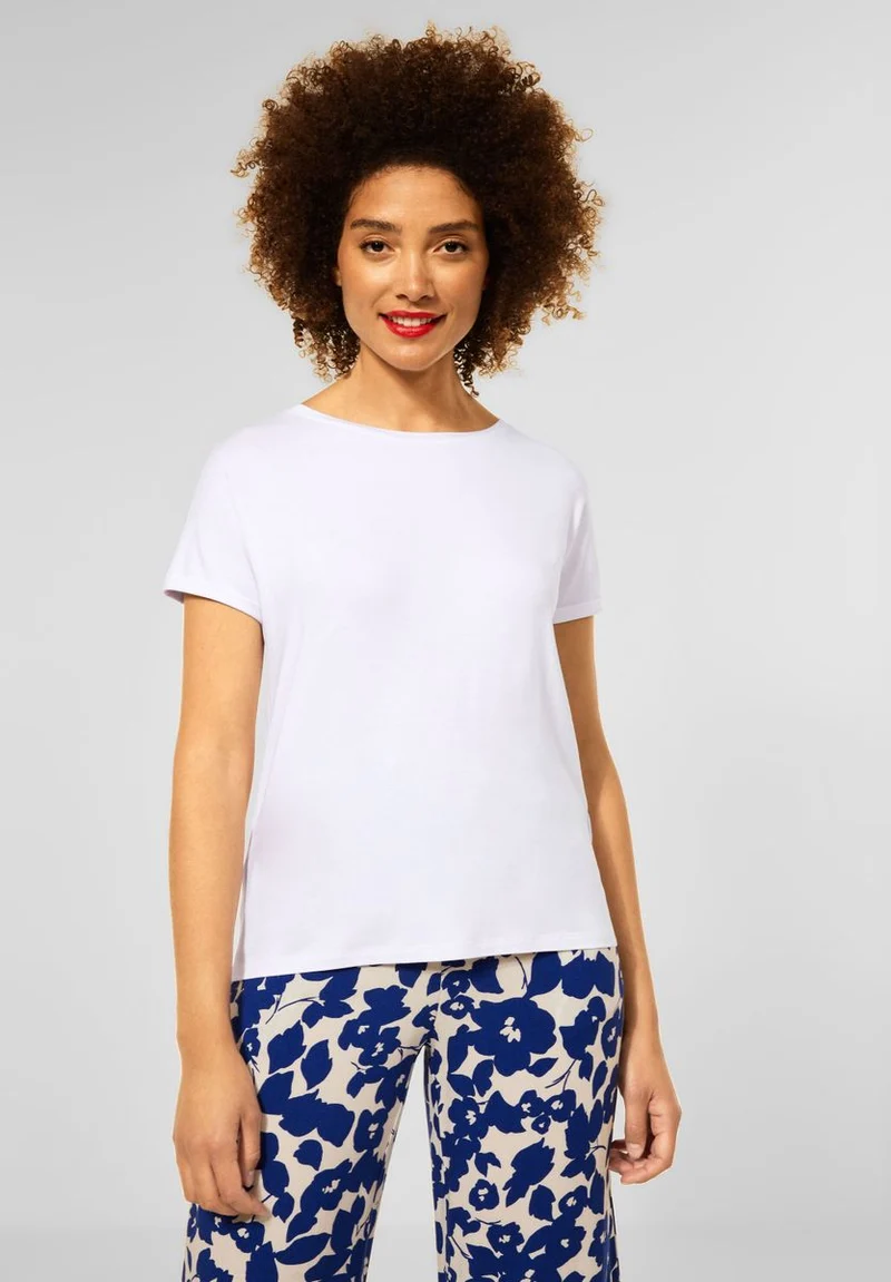 T-Shirt in Unifarbe