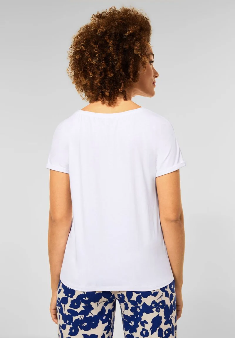 T-Shirt in Unifarbe