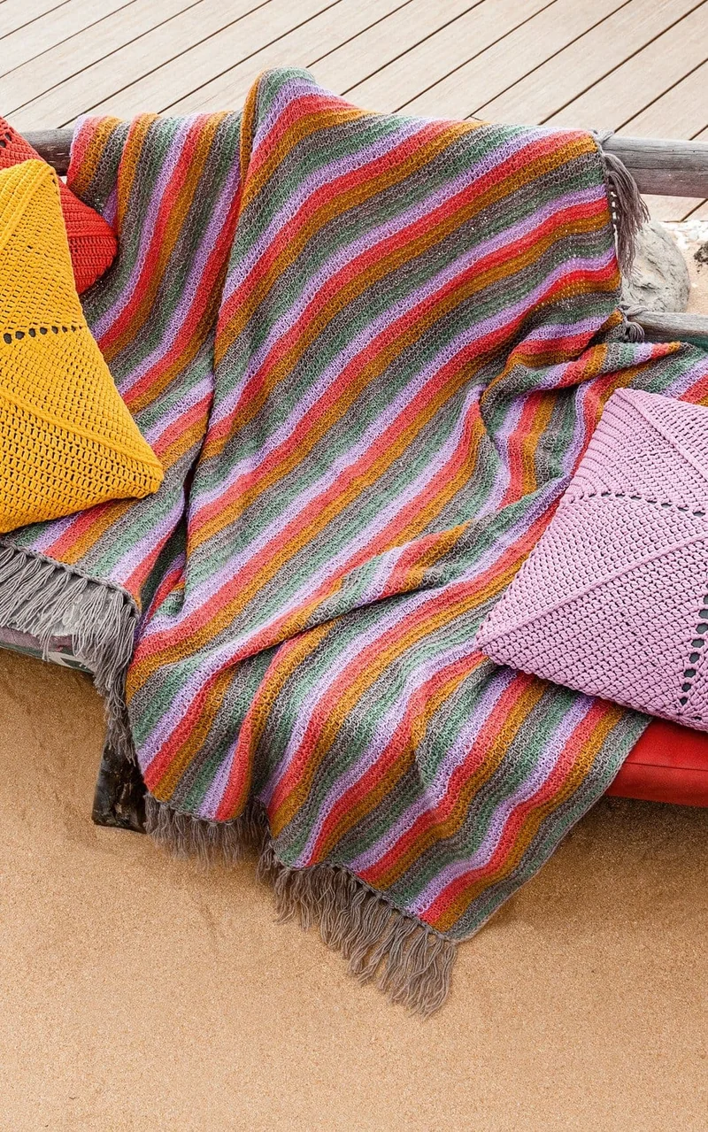 Streifendecke - ECOPUNO - Strickset