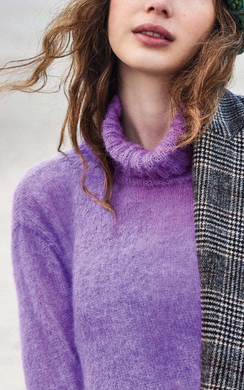 Rollkragenpullover - SETASURI - Strickset