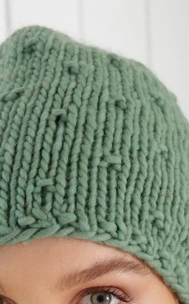 Grobe Pünktchenmütze - PER LEI - Strickset