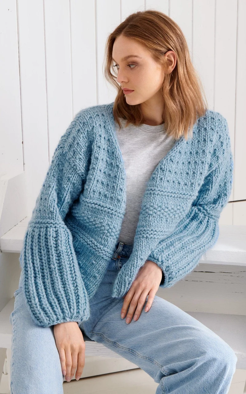 Jacke kurz - PER LEI - Strickset
