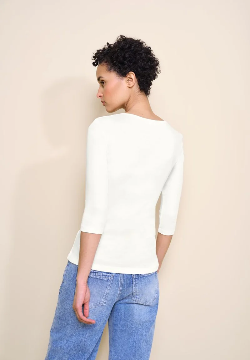 Shirt in Unifarbe