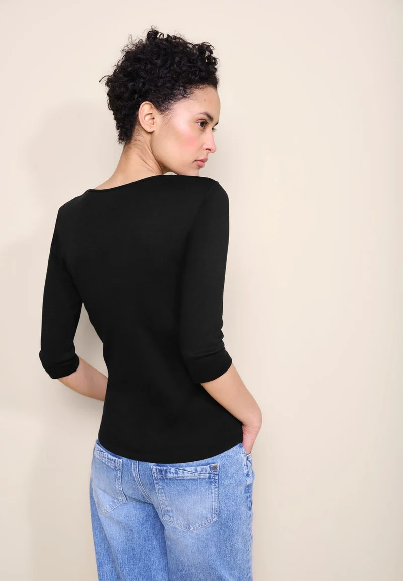 Shirt in Unifarbe