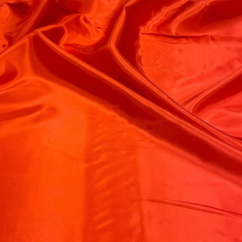 Futterstoff Viskose orangerot