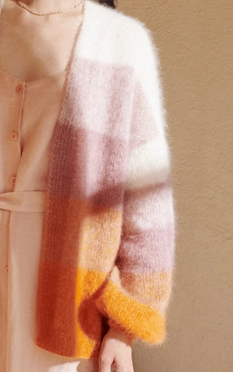 Jacke mit Farbverlauf · SILKHAIR - Strickset