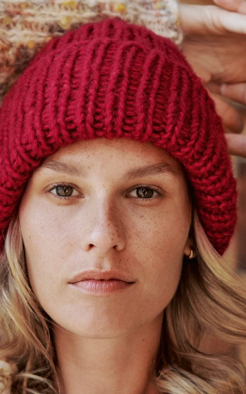 Mütze im Rippenmuster - OONIQUE CHUNKY - Strickset