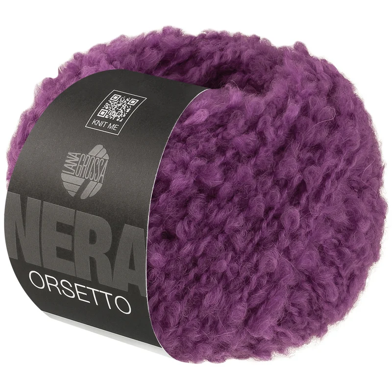 Lana Grossa Orsetto 020 Pflaumenblau