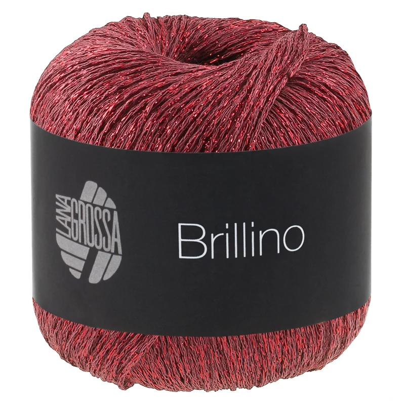 Lana Grossa Brillino 049 Dunkelrot