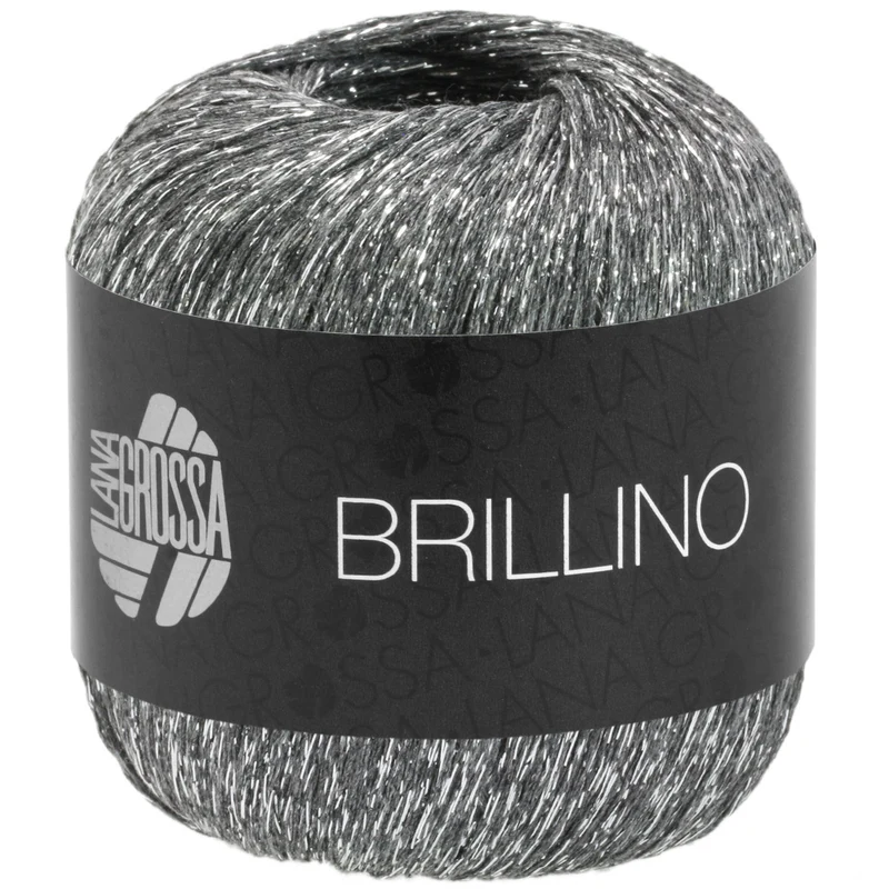Lana Grossa Brillino 006 Grau/Silber