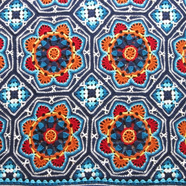 Persian Tiles Original Colorway Decke – Häkelpaket