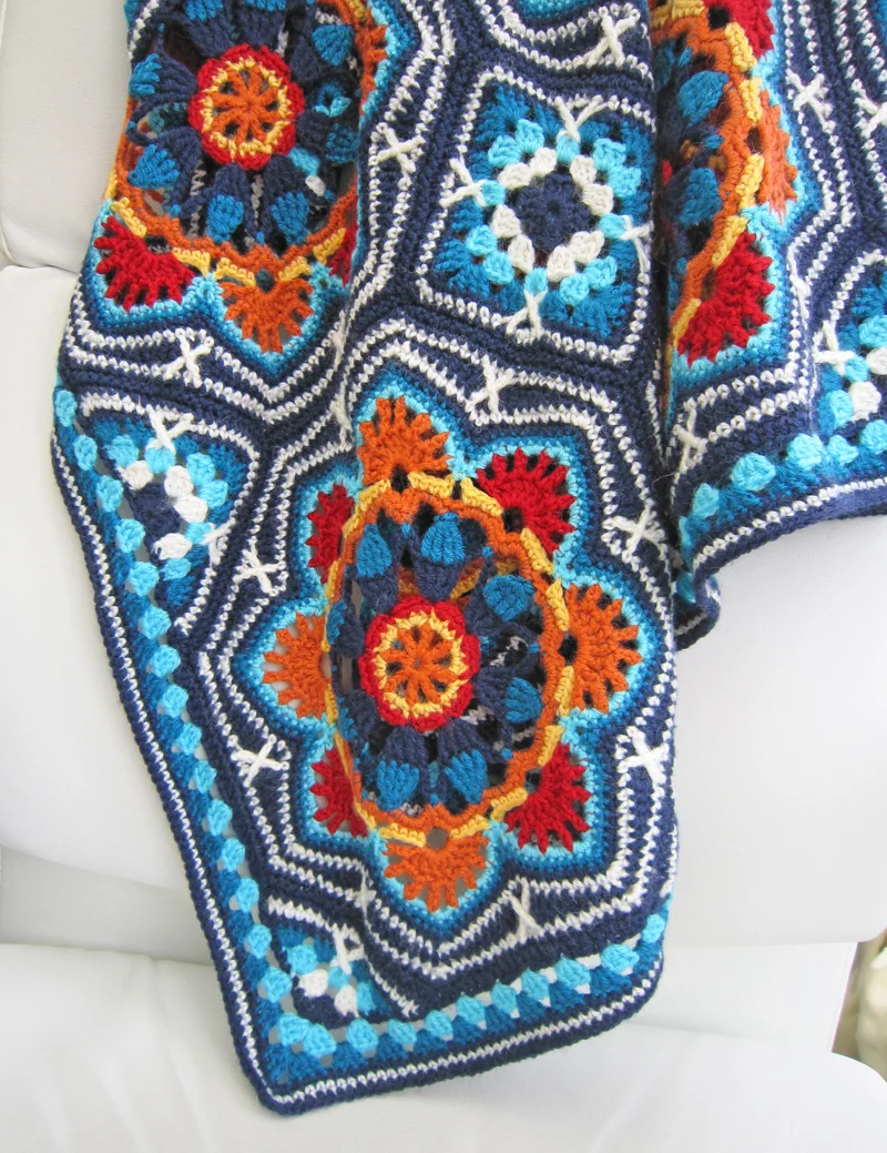 Persian Tiles Original Colorway Decke – Häkelpaket
