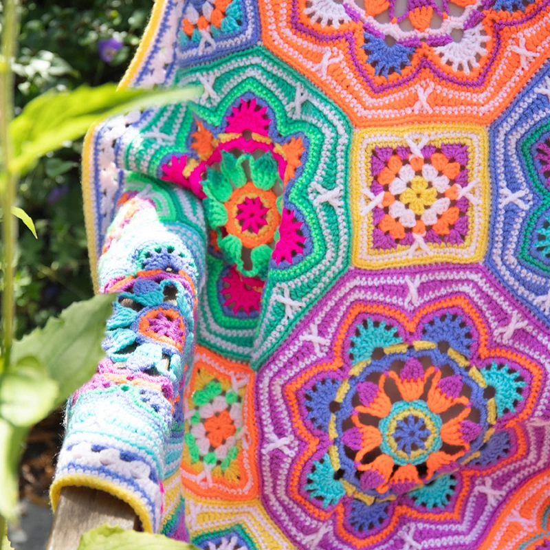 Häkelpaket „Persian Tiles Fiesta“-Decke