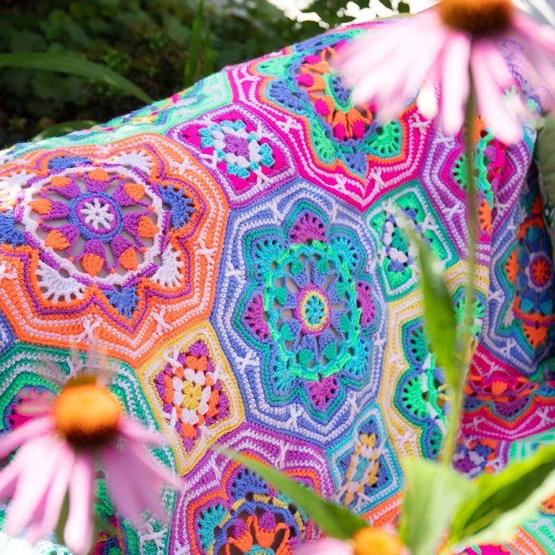 Häkelpaket „Persian Tiles Fiesta“-Decke