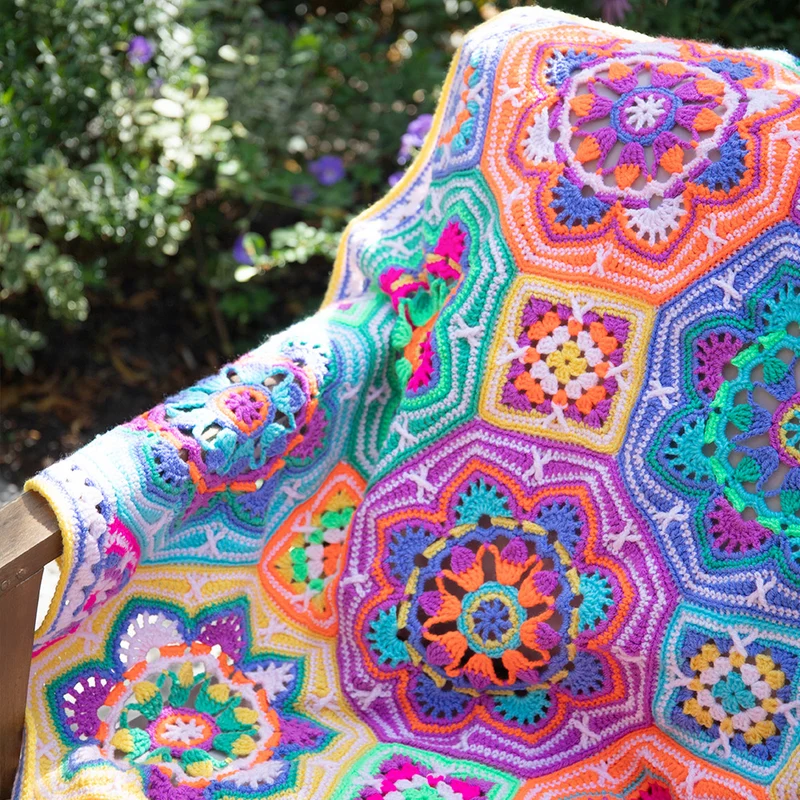 Häkelpaket „Persian Tiles Fiesta“-Decke