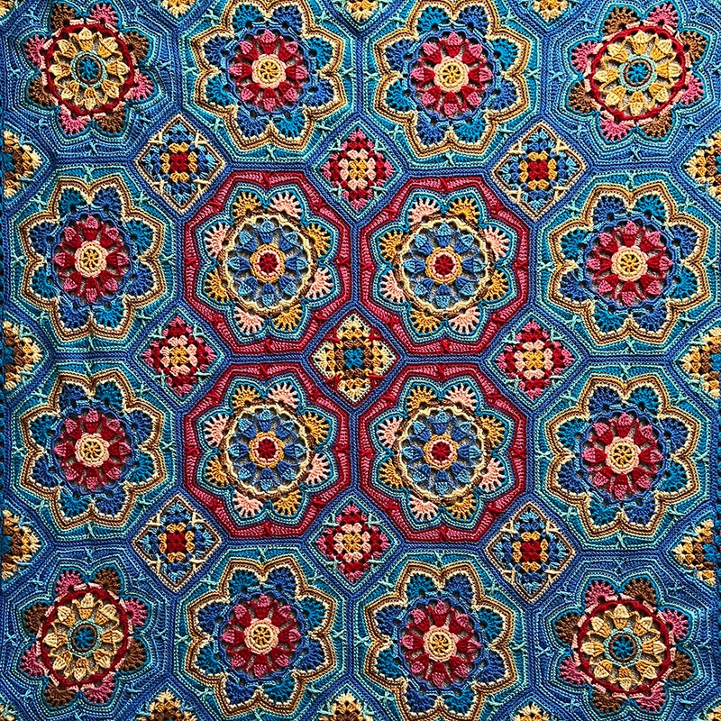 Persian Tiles Janie Crow Marrakesch-Decke – Häkelpaket