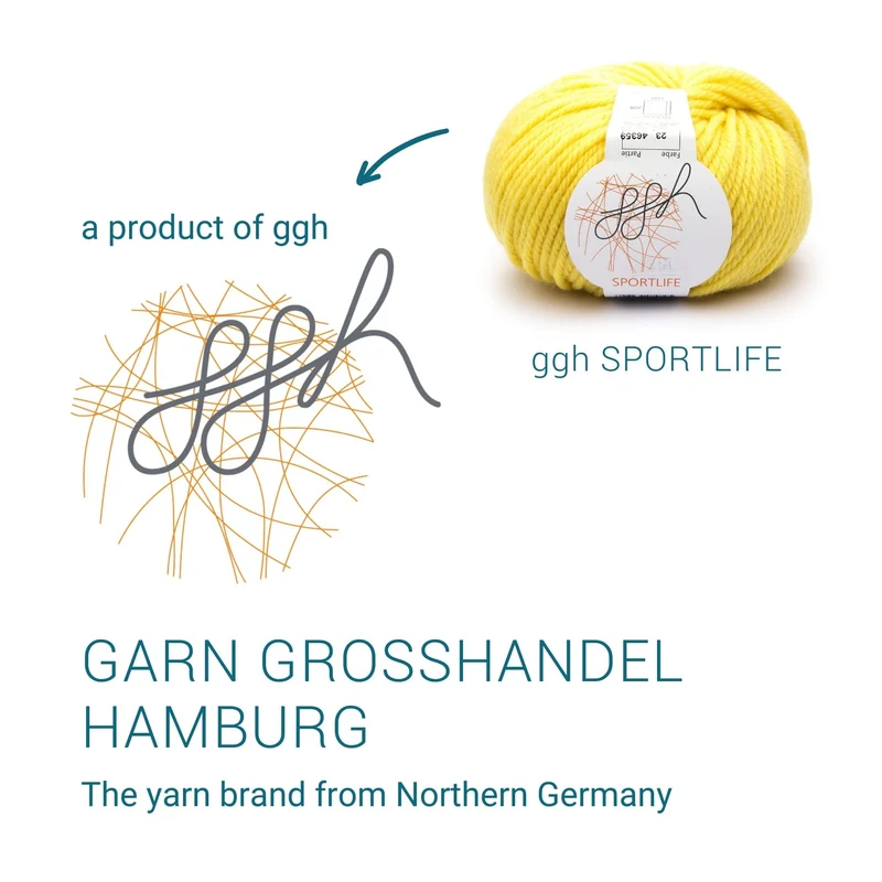 ggh Sportlife | Schurwolle | 80m/50g | 023 - Sonnenreflex