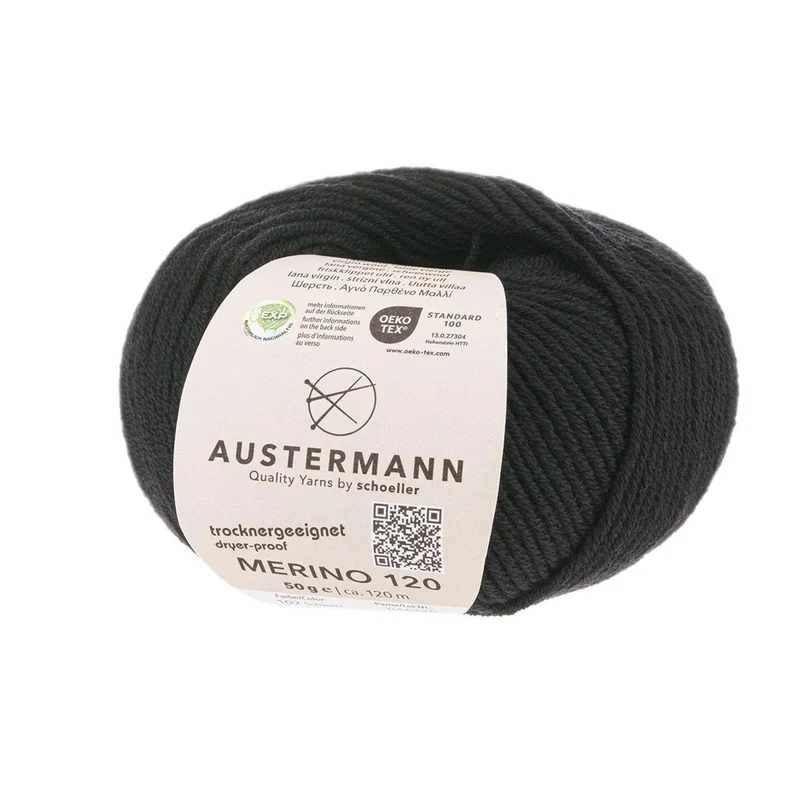 MERINO 120 EXP 50G | 102 - SCHWARZ