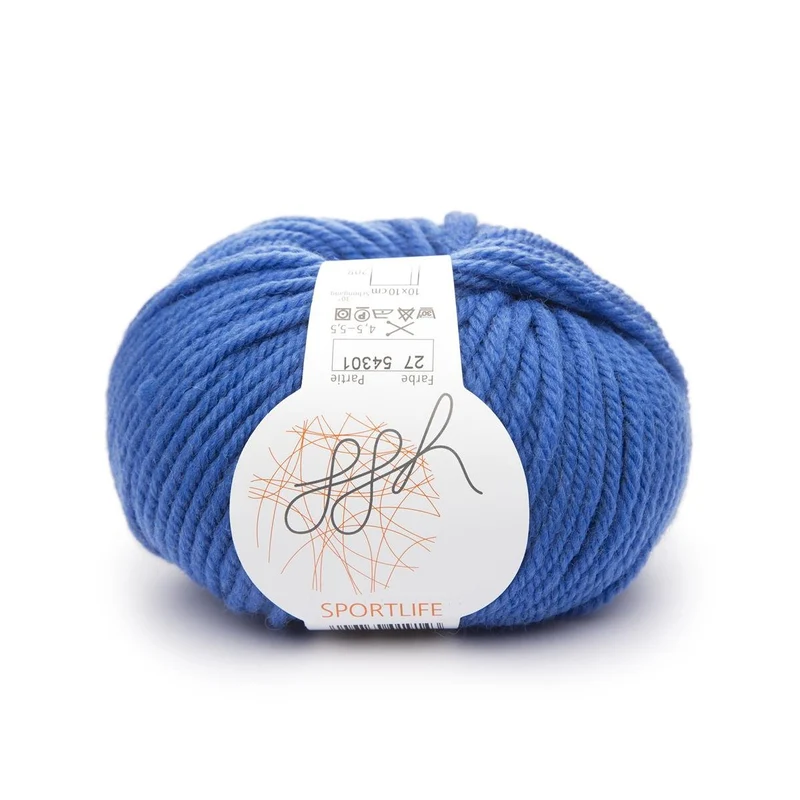 ggh Sportlife | Schurwolle | 80m/50g | 027 - Saphirblau