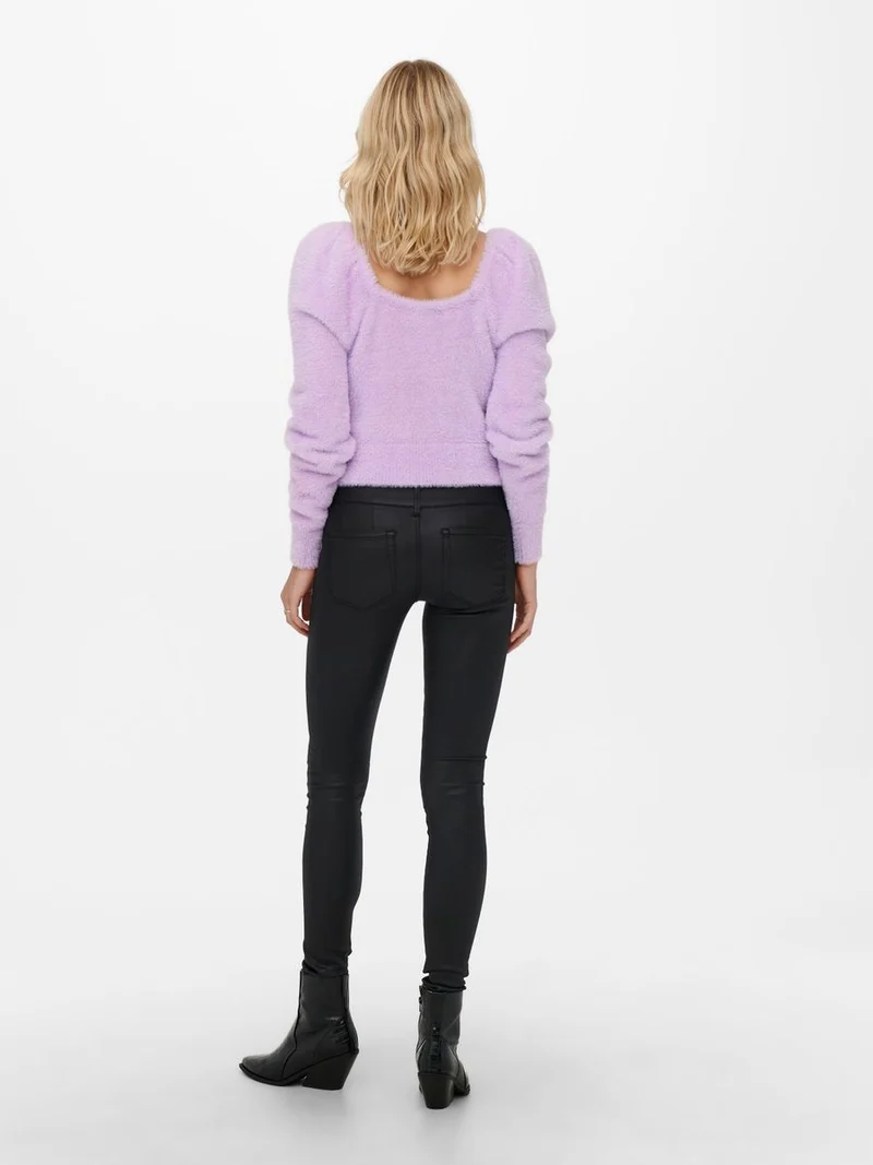 ONLPIUMO L/S SQUARENECK PULLOVER KNT