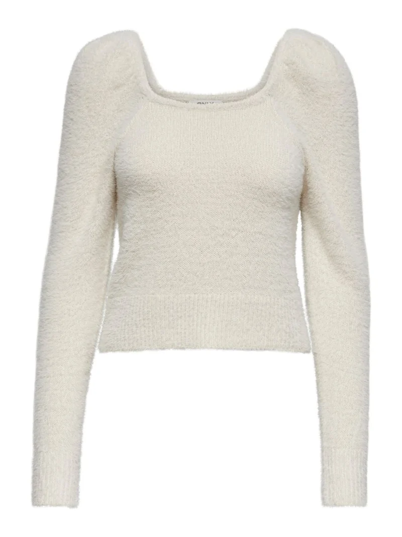 ONLPIUMO L/S SQUARENECK PULLOVER KNT
