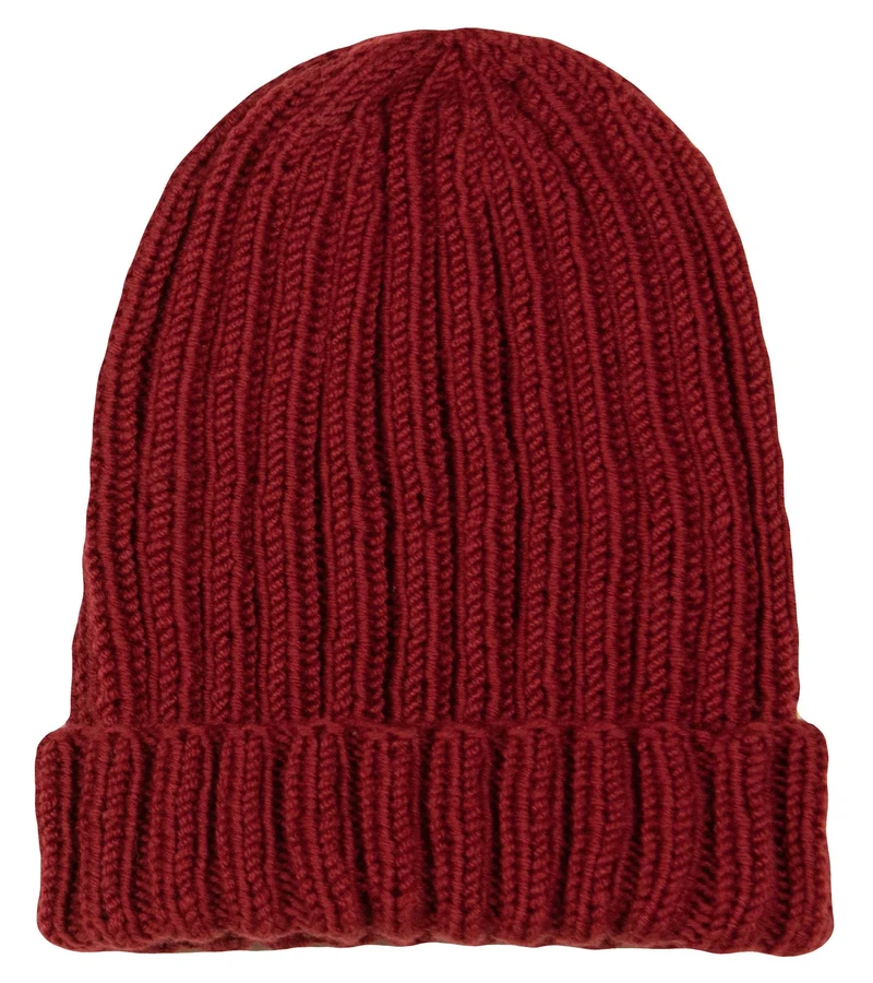 Mütze mit einfachem Umschlag - COOL WOOL BIG - Strickset