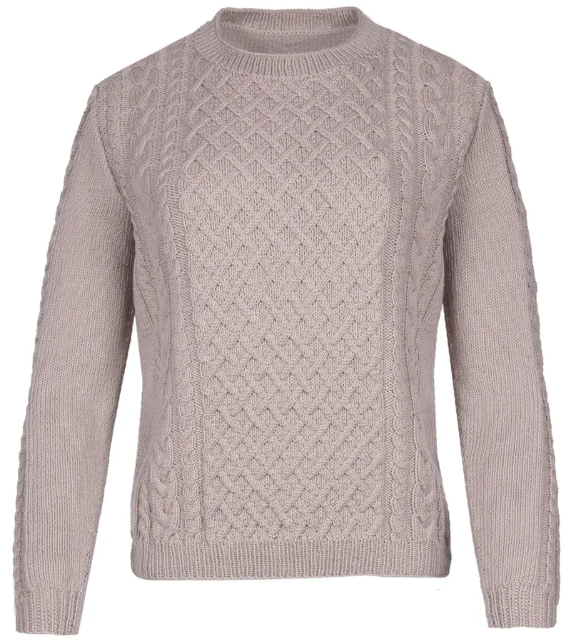 Zopfpullover - COOL WOOL - Strickset