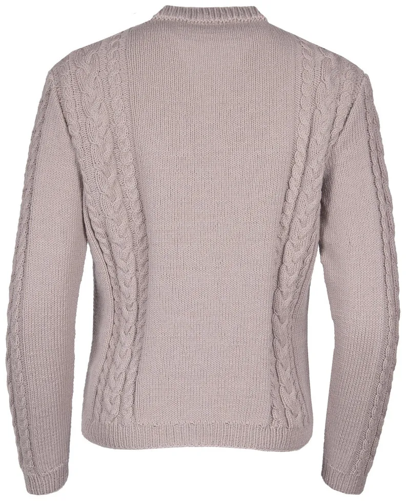 Zopfpullover - COOL WOOL - Strickset