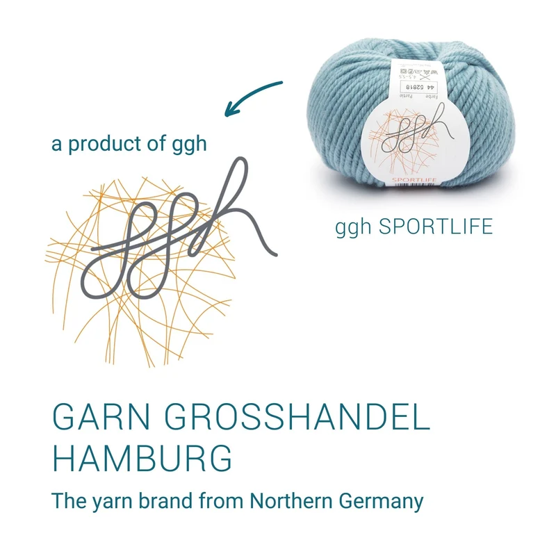 ggh Sportlife | Schurwolle | 80m/50g | 044 - Arktisblau