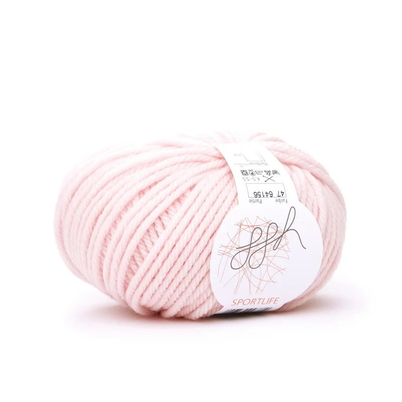 ggh Sportlife | Schurwolle | 80m/50g | 047 - Rosé